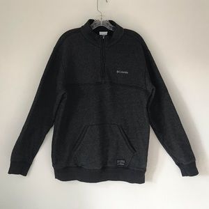 Columbia 1/4 zip fleece pullover long sleeve men size large